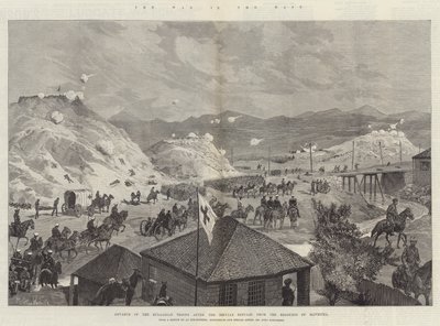 The War in the East, Advance of the Bulgarian Troops after the Servian Repulse from the Redoubts of Slivnitza by Richard Caton Woodville junior